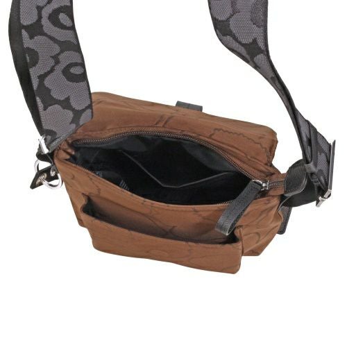 マリメッコ ショルダーバッグ レディース Mini Messenger Piirto Unikko ブラウン marimekko 093945 890 Brown/Black