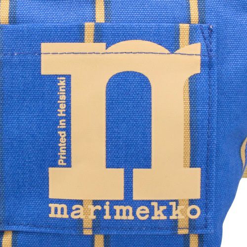 マリメッコ ショルダーバッグ レディース Mono Mini Crossbody Puhveli ブルー marimekko 094014 520 Blue/Beige