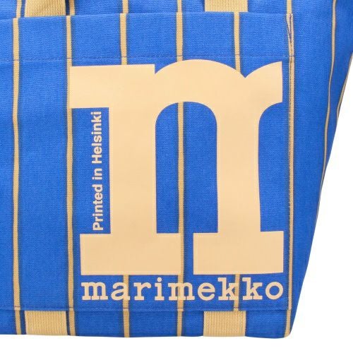マリメッコ ショルダーバッグ レディース Mono City Tote Puhveli ブルー marimekko 094016 520 Blue/Beige