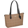 コーチ アウトレット トートバッグ レディース ギャラリー トート バッグ・シグネチャー キャンバス ブラウン COACH OUTLET CW381 IMQRX ベージュ/ブラック