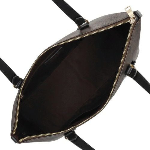 コーチ アウトレット トートバッグ レディース ギャラリー トート バッグ・シグネチャー キャンバス ブラウン COACH OUTLET CW381 IMXAQ ウォルナット/ブラック