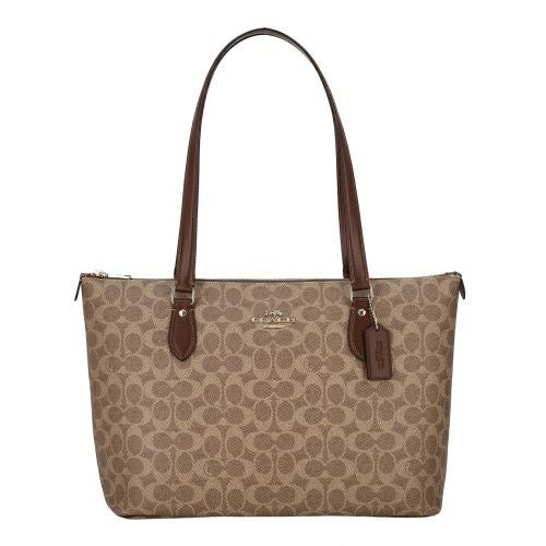 コーチ アウトレット トートバッグ レディース ギャラリー トート バッグ・シグネチャー キャンバス ブラウン COACH OUTLET CW381 IMXHE タン/ブラウン