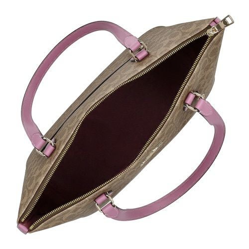 コーチ アウトレット トートバッグ レディース ギャラリー トート バッグ・シグネチャー キャンバス ブラウン COACH OUTLET CW381 IMXVS