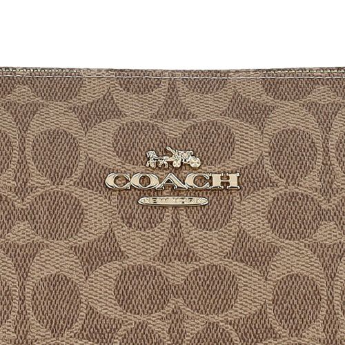 コーチ アウトレット トートバッグ レディース ギャラリー トート バッグ・シグネチャー キャンバス ブラウン COACH OUTLET CW381 IMXVS