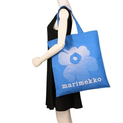 マリメッコ トートバッグ レディース Vankka Unikko Placement ブルー marimekko 093981 580 Blue/Off White
