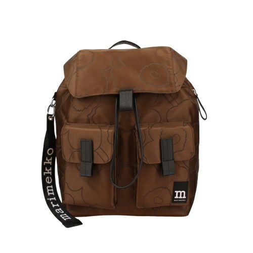 マリメッコ リュックサック レディース Everything Backpack L Unikko ブラウン marimekko 093994 890 Brown/Black