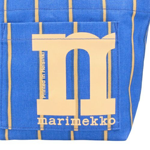 マリメッコ ハンドバッグ レディース Mono Mini Tote Puhveli ブルー marimekko 094015 520 Blue/Beige