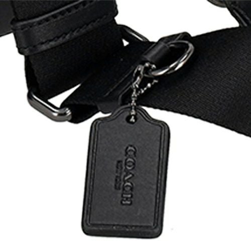 コーチ アウトレット ボディバッグ メンズ ドミニク スリング パック・シグネチャー キャンバス ブラック COACH OUTLET CY801 QBMI5 チャコール ブラック