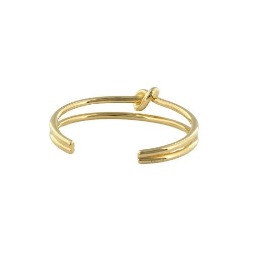 セリーヌ ブレスレット バングル レディース ノット ダブル カフ ゴールド CELINE 461FV6BRA 35OR GOLD