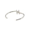 セリーヌ ブレスレット バングル レディース トリオンフ アシンメトリック カフ シルバー CELINE 460PQ6BRA 36SI SILVER