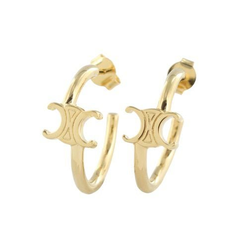 セリーヌ ピアス レディース トリオンフ アシンメトリックフープ ゴールド CELINE 460RD6BRA 35OR GOLD