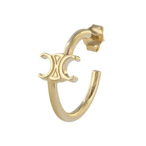 セリーヌ ピアス レディース トリオンフ アシンメトリックフープ ゴールド CELINE 460RD6BRA 35OR GOLD