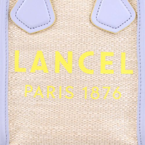 ランセル ショルダーバッグ レディース パープル LANCEL A12334 1D NATURAL/LAVENDER
