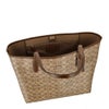 コーチ アウトレット トートバッグ レディース シティ トート バッグ・シグネチャー キャンバス ブラウン COACH OUTLET CV976 IMXHE タン/ブラウン