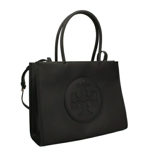 トリーバーチ ブラックトートバッグ 合成皮革 トリーバーチ トートバッグ レディース エラ Small Ella Eco Tote