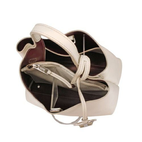 トッズ ハンドバッグ レディース Tタイムレス ホワイト TOD'S