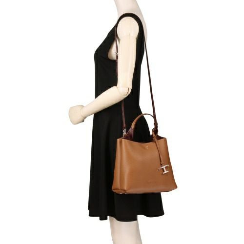 トッズ ハンドバッグ レディース Tタイムレス ブラウン TOD’S XBWAPAA9100QNK 9P13