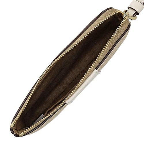 コーチ アウトレット ポーチ レディース コーナー ジップ リストレット・シグネチャー キャンバス・ストライプ ホワイト COACH OUTLET CW854 IMXDM サンド/チョーク