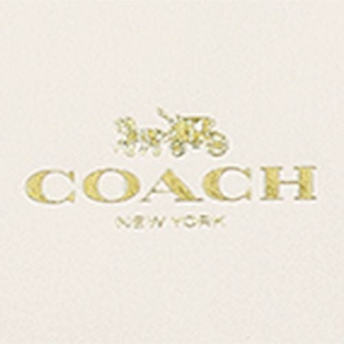 コーチ アウトレット ポーチ レディース コーナー ジップ リストレット・シグネチャー キャンバス・ストライプ ホワイト COACH OUTLET CW854 IMXDM サンド/チョーク