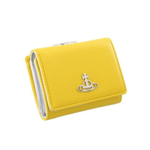 極美品 ヴィヴィアンウエストウッド 三つ折り財布 レター型 マスタードイエロー Vivienne Westwood - 新品 ヴィヴィアン ウエストウッド Vivienne