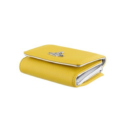 Vivienne Westwood 三つ折り財布 イエロー　がま口 ヴィヴィアンウエストウッド Vivienne Westwood 財布 三つ折り財布