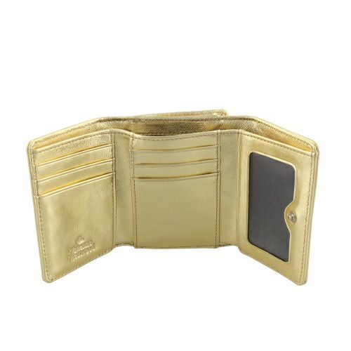 ヴィヴィアンウエストウッド 三つ折り財布 レディース ゴールド Vivienne Westwood 51010018 W00l2 R401 GOLD/GREY