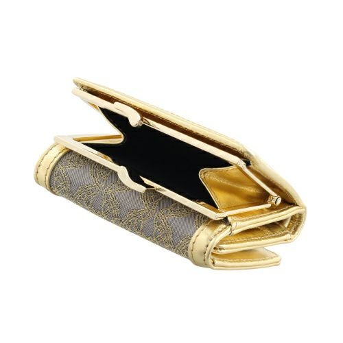 ヴィヴィアンウエストウッド 三つ折り財布 レディース ゴールド Vivienne Westwood 51010018 W00l2 R401 GOLD/GREY