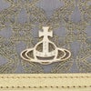 ヴィヴィアンウエストウッド 三つ折り財布 レディース ゴールド Vivienne Westwood 51010018 W00l2 R401 GOLD/GREY