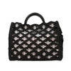 パコ ラバンヌ ハンドバッグ レディース BLACK TOTE BAG IN RAFFIA ブラック PACO RABANNE 25PSS0501NAT041M004 BLACK