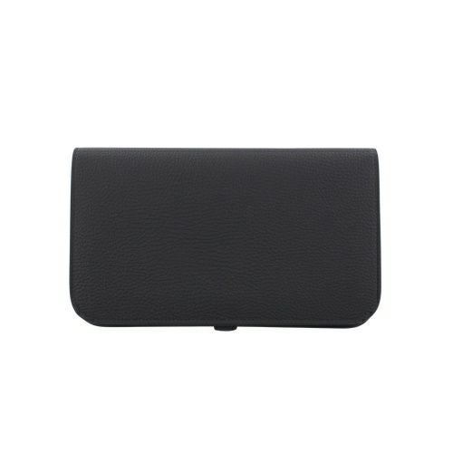 エルメス ドゴンGM NOIR トゴ シルバー金具 K刻印 HERMES Dogon GM