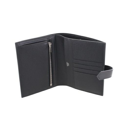 エルメス ベアン コンパクト SO-BLACK ヴォーマダム K刻印 HERMES Bearn Compact ブラック