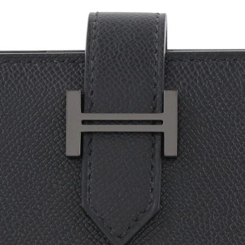 エルメス ベアン コンパクト SO-BLACK ヴォーマダム K刻印 HERMES Bearn Compact ブラック