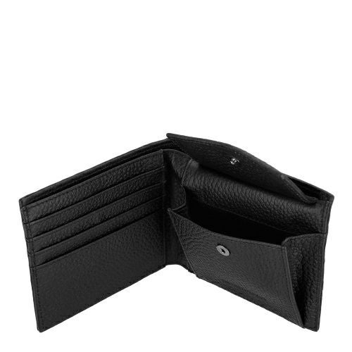 エンポリオアルマーニ 二つ折り財布 メンズ ブラック EMPORIO ARMANI