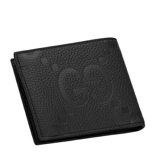グッチ 二つ折り財布 メンズ ジャンボGG コインウォレット ブラック GUCCI 739479 AABY0 1000