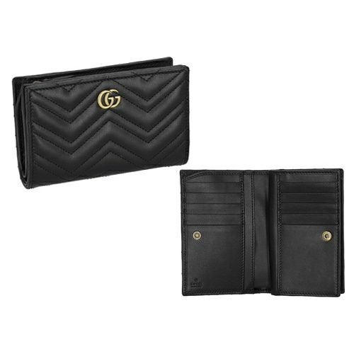 グッチ 二つ折り財布 レディース ダブルG ウォレット ブラック GUCCI 781583 DTDHT 1000