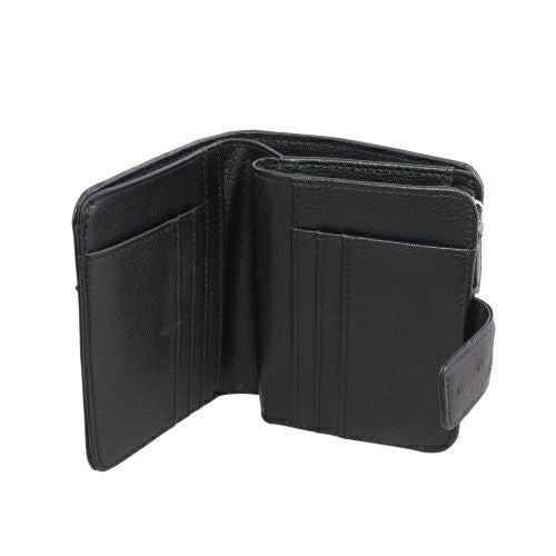 ロダニア 二つ折り財布 レディース ブラック RODANIA RDOO1142BK ブラック