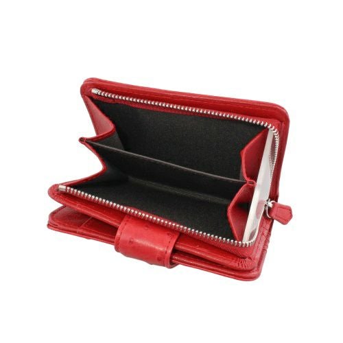 ロダニア 二つ折り財布 レディース レッド RODANIA RDOO1142FRD レッド