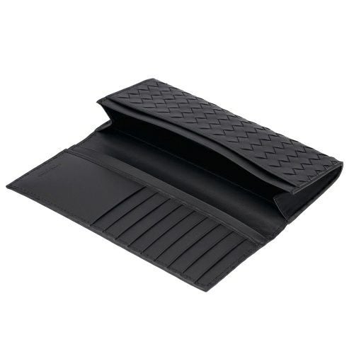 ボッテガヴェネタ 長財布 メンズ イントレチャート ブラック BOTTEGA VENETA 120697 V47W1 1000