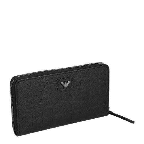 エンポリオアルマーニ 長財布 メンズ ブラック EMPORIO ARMANI EM001739 AF14774 UC001