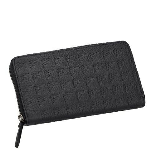 エンポリオアルマーニ 長財布 メンズ ブラック EMPORIO ARMANI EM001739 AF14774 UC001