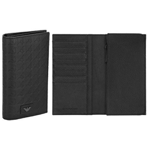 エンポリオアルマーニ 長財布 メンズ ブラック EMPORIO ARMANI EM001742 AF14774 UC001