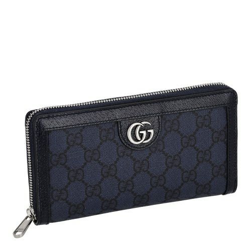 グッチ 長財布 レディース オフィディア ジップアラウンドウォレット ブルー GUCCI 706844 UULBN 4055 ブルー＆ダークブルー