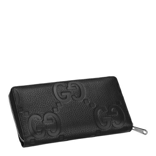 グッチ 長財布 メンズ ジャンボGG ジップアラウンドウォレット ブラック GUCCI 739484 AABY0 1000