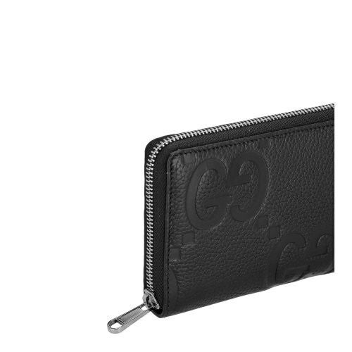 グッチ 長財布 メンズ ジャンボGG ジップアラウンドウォレット ブラック GUCCI 739484 AABY0 1000