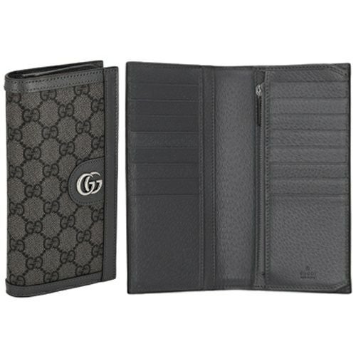 グッチ 長財布 メンズ オフィディア ロングウォレット グレー GUCCI 791746 UULBN 1244