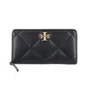 トリーバーチ 長財布 レディース キラ ダイヤモンド キルト ジップ コンチネンタル ウォレット KIRA DIAMOND QUILT ZIP CONTINENTAL WALLET ブラック TORY BURCH 154989 001 BLACK