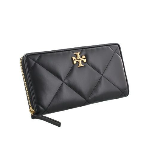 トリーバーチ 長財布 レディース キラ ダイヤモンド キルト ジップ コンチネンタル ウォレット KIRA DIAMOND QUILT ZIP CONTINENTAL WALLET ブラック TORY BURCH 154989 001 BLACK