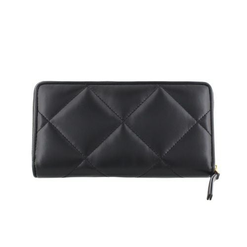 トリーバーチ 長財布 レディース キラ ダイヤモンド キルト ジップ コンチネンタル ウォレット KIRA DIAMOND QUILT ZIP CONTINENTAL WALLET ブラック TORY BURCH 154989 001 BLACK