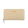 トリーバーチ 長財布 レディース キラ シェブロン KIRA CHEVRON ジップコンチネンタルウォレット ベージュ TORY BURCH 90348 251 DESERT DUNE