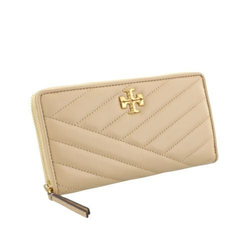 新品 トリーバーチ TORY BURCH 長財布 キラ シェブロン デヴォン サンド トリーバーチ 長財布 レディース キラ シェブロン KIRA CHEVRON ジップ